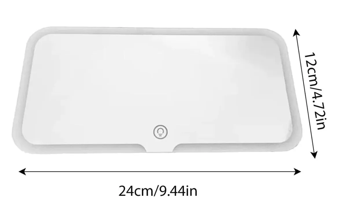 VoraMirror® - Espejo con 3 tonos de luz led para carro