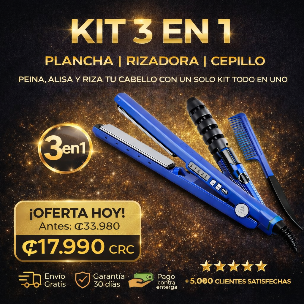 VoraTitanium® - Kit 3 en 1 que transforma tu cabello